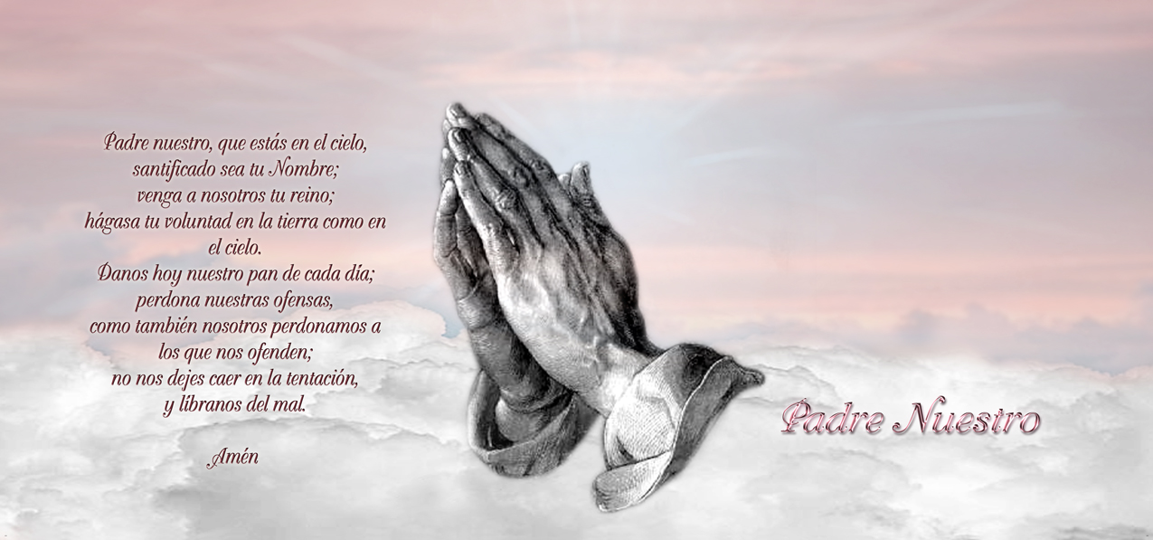 P 203 PK Padre Nuestro Pink (Lords Prayer)